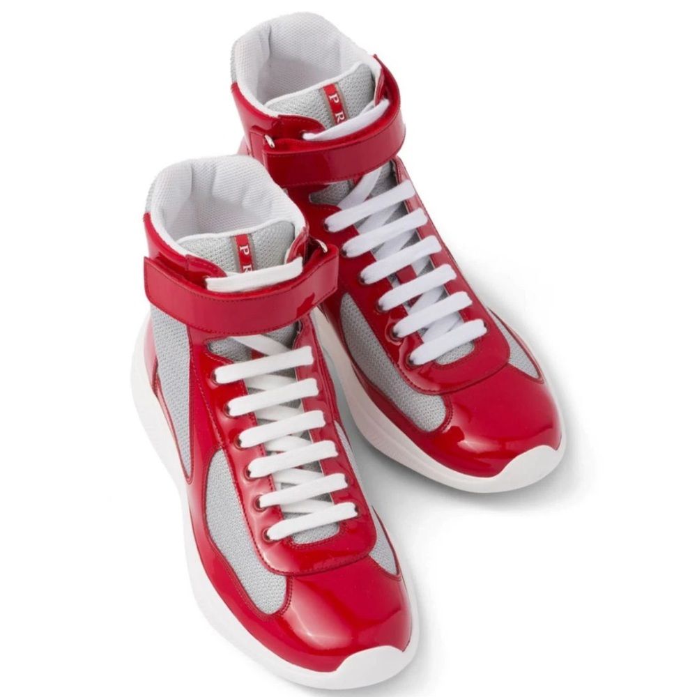 Red hi top America’s cup (patent)